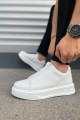 JY007 Alba Bağcıksız Cilt Erkek Günlük Sneaker Ayakkabı CBT Beyaz JY007 Alba Bağcıksız Cilt Erkek Günlük Sneaker Ayakkabı CBT Beyaz