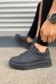 JY007 Alba Bağcıksız Cilt Erkek Günlük Sneaker Ayakkabı CST Siyah JY007 Alba Bağcıksız Cilt Erkek Günlük Sneaker Ayakkabı CST Siyah