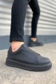 JY007 Alba Bağcıksız Cilt Erkek Günlük Sneaker Ayakkabı CST Siyah JY007 Alba Bağcıksız Cilt Erkek Günlük Sneaker Ayakkabı CST Siyah