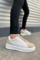 JY007 Alba Bağcıksız Süet Cilt Erkek Günlük Sneaker Ayakkabı SCBT Bej/Beyaz JY007 Alba Bağcıksız Süet Cilt Erkek Günlük Sneaker Ayakkabı SCBT Bej/Beyaz