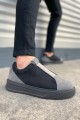 JY007 Alba Bağcıksız Süet Erkek Günlük Sneaker Ayakkabı SST Gri/Siyah JY007 Alba Bağcıksız Süet Erkek Günlük Sneaker Ayakkabı SST Gri/Siyah