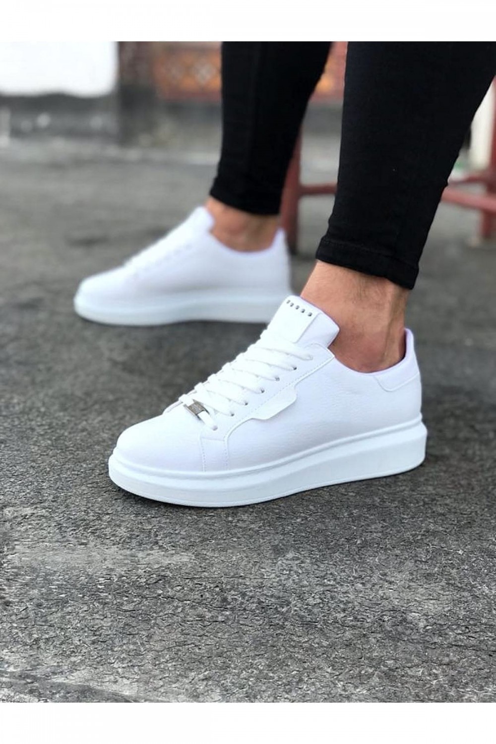 JY01 Bront Bağcıklı Cilt Erkek Günlük Sneaker Ayakkabı CBT Beyaz JY01 Bront Bağcıklı Cilt Erkek Günlük Sneaker Ayakkabı CBT Beyaz