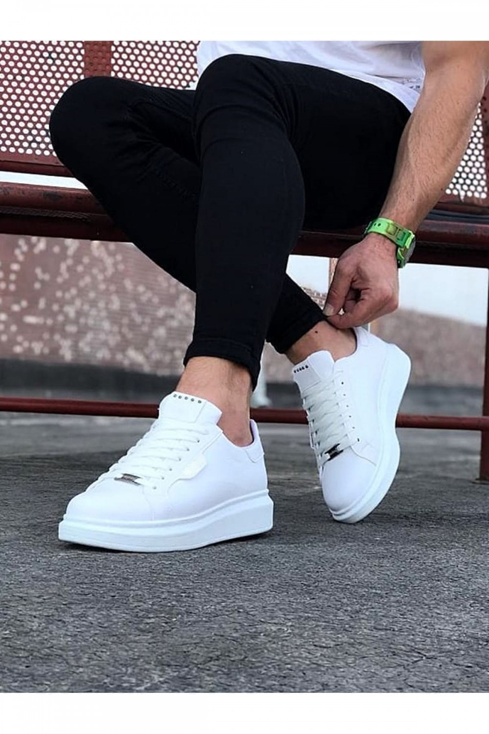 JY01 Bront Bağcıklı Cilt Erkek Günlük Sneaker Ayakkabı CBT Beyaz JY01 Bront Bağcıklı Cilt Erkek Günlük Sneaker Ayakkabı CBT Beyaz