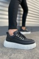 JY010 Cloud Bağcıklı Cilt Erkek Günlük Sneaker Ayakkabı CBT - Siyah JY010 Cloud Bağcıklı Cilt Erkek Günlük Sneaker Ayakkabı CBT - Siyah