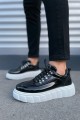 JY010 Cloud Bağcıklı Rugan Erkek Günlük Sneaker Ayakkabı RBT - Siyah JY010 Cloud Bağcıklı Rugan Erkek Günlük Sneaker Ayakkabı RBT - Siyah
