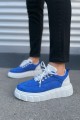 JY010 Cloud Bağcıklı Süet Erkek Günlük Sneaker Ayakkabı SBT - Mavi/Beyaz JY010 Cloud Bağcıklı Süet Erkek Günlük Sneaker Ayakkabı SBT - Mavi/Beyaz