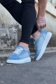 JY018 Dexo Erkek Günlük Bağcıklı Kot Kumaş Spor Sneaker Ayakkabı TBT - Mavi JY018 Dexo Erkek Günlük Bağcıklı Kot Kumaş Spor Sneaker Ayakkabı TBT - Mavi