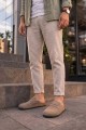 JY0456 Rayn Bağcıksız Hakiki Süet Deri Erkek Günlük Mantar Taban Loafer Klasik Ayakkabı HDMT - Bej JY0456 Rayn Bağcıksız Hakiki Süet Deri Erkek Günlük Mantar Taban Loafer Klasik Ayakkabı HDMT - Bej
