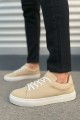 JY122 Mode Bağcıklı Süet Erkek Günlük Sneaker Ayakkabı SBT - Bej JY122 Mode Bağcıklı Süet Erkek Günlük Sneaker Ayakkabı SBT - Bej