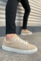 JY122 Mode Bağcıklı Süet Erkek Günlük Sneaker Ayakkabı SBT - Bej JY122 Mode Bağcıklı Süet Erkek Günlük Sneaker Ayakkabı SBT - Bej