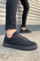 JY122 Mode Bağcıklı Süet Erkek Günlük Sneaker Ayakkabı SST - Siyah JY122 Mode Bağcıklı Süet Erkek Günlük Sneaker Ayakkabı SST - Siyah