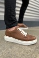 JY151 Boost Bağcıklı Cilt Erkek Günlük Sneaker Ayakkabı CBT - Taba JY151 Boost Bağcıklı Cilt Erkek Günlük Sneaker Ayakkabı CBT - Taba