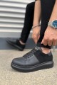 JY151 Boost Bağcıklı Cilt Süet Erkek Günlük Sneaker Ayakkabı CSST - Siyah JY151 Boost Bağcıklı Cilt Süet Erkek Günlük Sneaker Ayakkabı CSST - Siyah