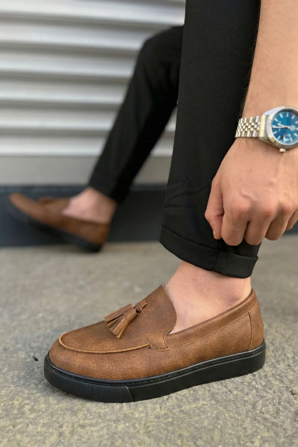 JY153 Bloom Bağcıksız Püsküllü Cilt Erkek Günlük Spor Klasik Ayakkabı CST - Taba | Joy Ayakkabı XML Bayilik JY153 Bloom Bağcıksız Püsküllü Cilt Erkek Günlük Spor Klasik Ayakkabı CST - Taba - XML Bayilik ve Dropshipping