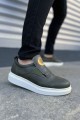 JY161 Hippo Bağcıksız Cilt Erkek Günlük Sneaker Ayakkabı CBT - Haki JY161 Hippo Bağcıksız Cilt Erkek Günlük Sneaker Ayakkabı CBT - Haki