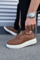 JY161 Hippo Bağcıksız Cilt Erkek Günlük Sneaker Ayakkabı CBT - Taba JY161 Hippo Bağcıksız Cilt Erkek Günlük Sneaker Ayakkabı CBT - Taba