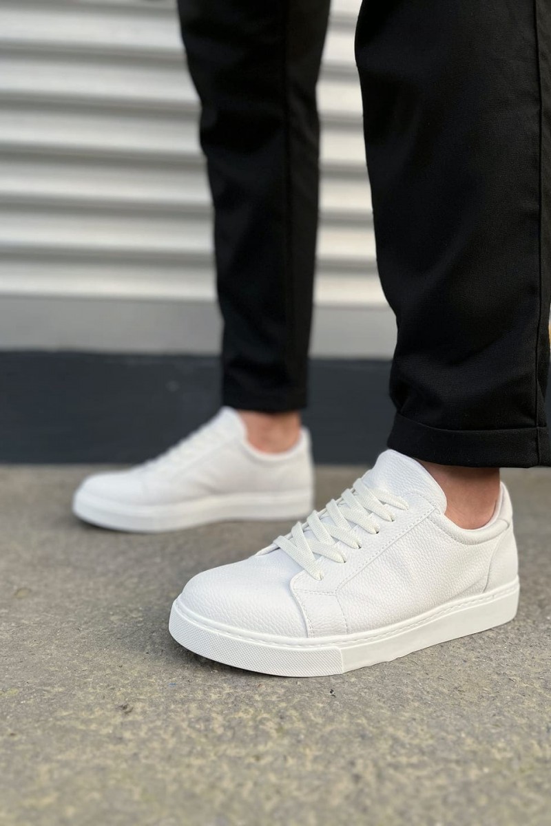 JY165 Elite Bağcıklı Cilt Erkek Günlük Sneaker Ayakkabı CBT - Beyaz JY165 Elite Bağcıklı Cilt Erkek Günlük Sneaker Ayakkabı CBT - Beyaz