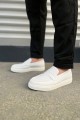 JY180 Estilo X Bağcıksız Cilt Erkek Günlük Spor Klasik Ayakkabı CBT - Beyaz - XML Bayilik ve Dropshipping
