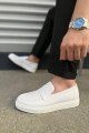 JY180 Estilo X Bağcıksız Cilt Erkek Günlük Spor Klasik Ayakkabı CBT - Beyaz - XML Bayilik ve Dropshipping