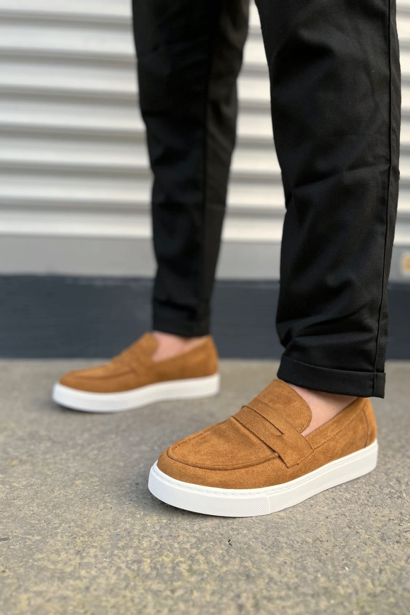 JY180 Estilo X Bağcıksız Süet Erkek Günlük Spor Klasik Ayakkabı SBT - Taba JY180 Estilo X Bağcıksız Süet Erkek Günlük Spor Klasik Ayakkabı SBT - Taba