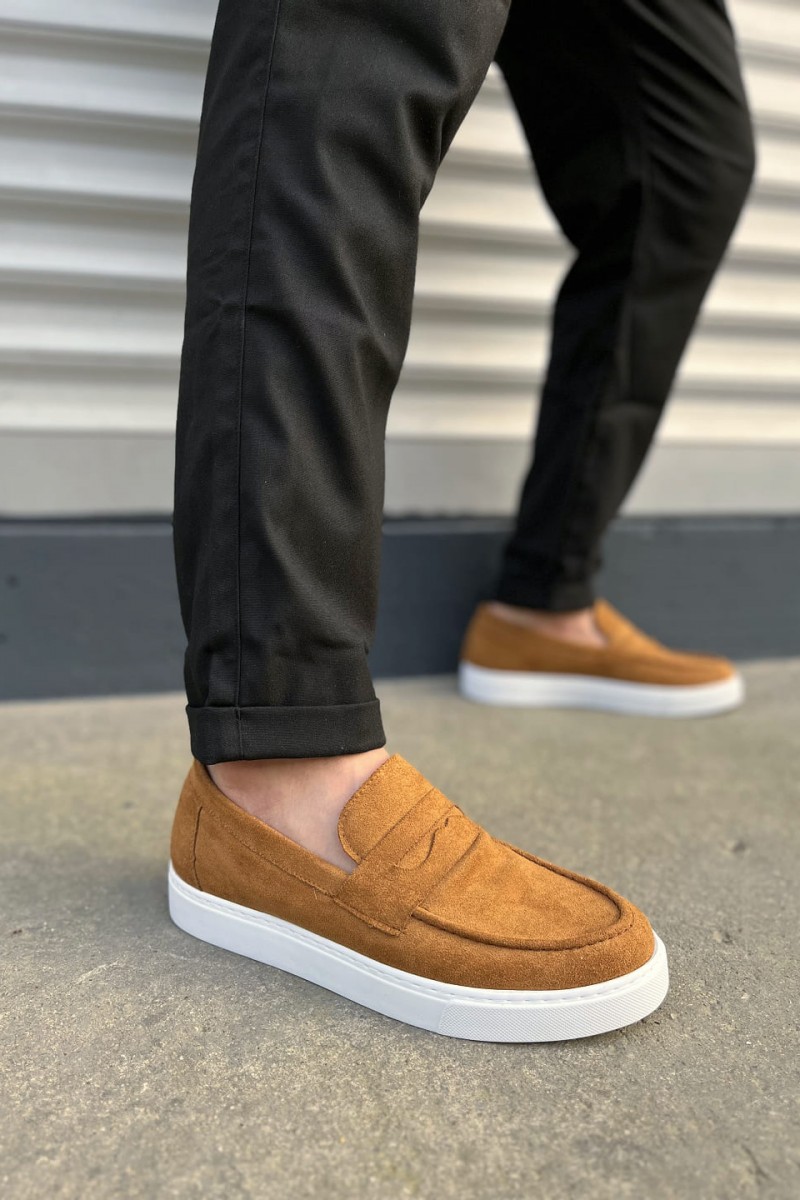 JY180 Estilo X Bağcıksız Süet Erkek Günlük Spor Klasik Ayakkabı SBT - Taba JY180 Estilo X Bağcıksız Süet Erkek Günlük Spor Klasik Ayakkabı SBT - Taba