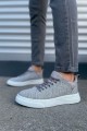 JY204 Flex Bağcıklı Keten Kumaş Erkek Günlük Sneaker Ayakkabı KBT - Gri JY204 Flex Bağcıklı Keten Kumaş Erkek Günlük Sneaker Ayakkabı KBT - Gri