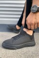 JY204 Flex Bağcıklı Keten Kumaş Erkek Günlük Sneaker Ayakkabı KST - Siyah JY204 Flex Bağcıklı Keten Kumaş Erkek Günlük Sneaker Ayakkabı KST - Siyah