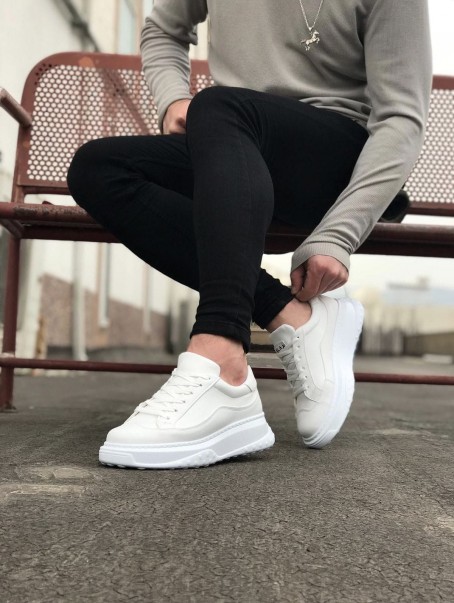 JY507 Alone Bağcıklı Cilt Erkek Günlük Sneaker Ayakkabı CBT Beyaz JY507 Alone Bağcıklı Cilt Erkek Günlük Sneaker Ayakkabı CBT Beyaz