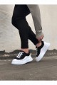 JY507 Alone Bağcıklı Süet Cilt Erkek Günlük Sneaker Ayakkabı SCBT Siyah/Beyaz JY507 Alone Bağcıklı Süet Cilt Erkek Günlük Sneaker Ayakkabı SCBT Siyah/Beyaz