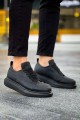 JY814 Axel Bağcıklı Cilt Erkek Günlük Sneaker Ayakkabı CST Siyah JY814 Axel Bağcıklı Cilt Erkek Günlük Sneaker Ayakkabı CST Siyah