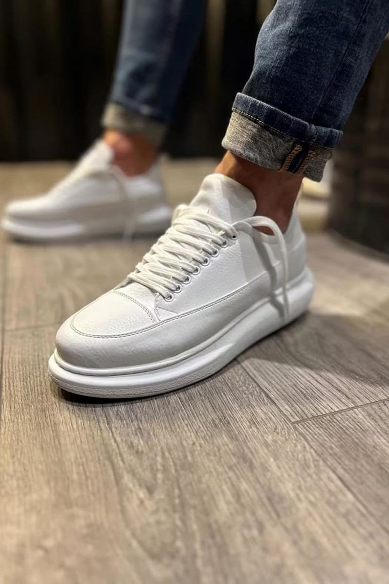 JY914 Drake Bağcıklı Cilt Erkek Günlük Sneaker Ayakkabı CBT Beyaz JY914 Drake Bağcıklı Cilt Erkek Günlük Sneaker Ayakkabı CBT Beyaz