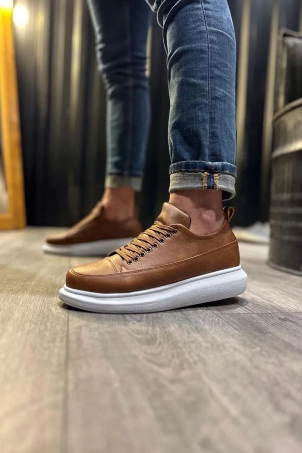 JY914 Drake Bağcıklı Cilt Erkek Günlük Sneaker Ayakkabı CBT Taba JY914 Drake Bağcıklı Cilt Erkek Günlük Sneaker Ayakkabı CBT Taba