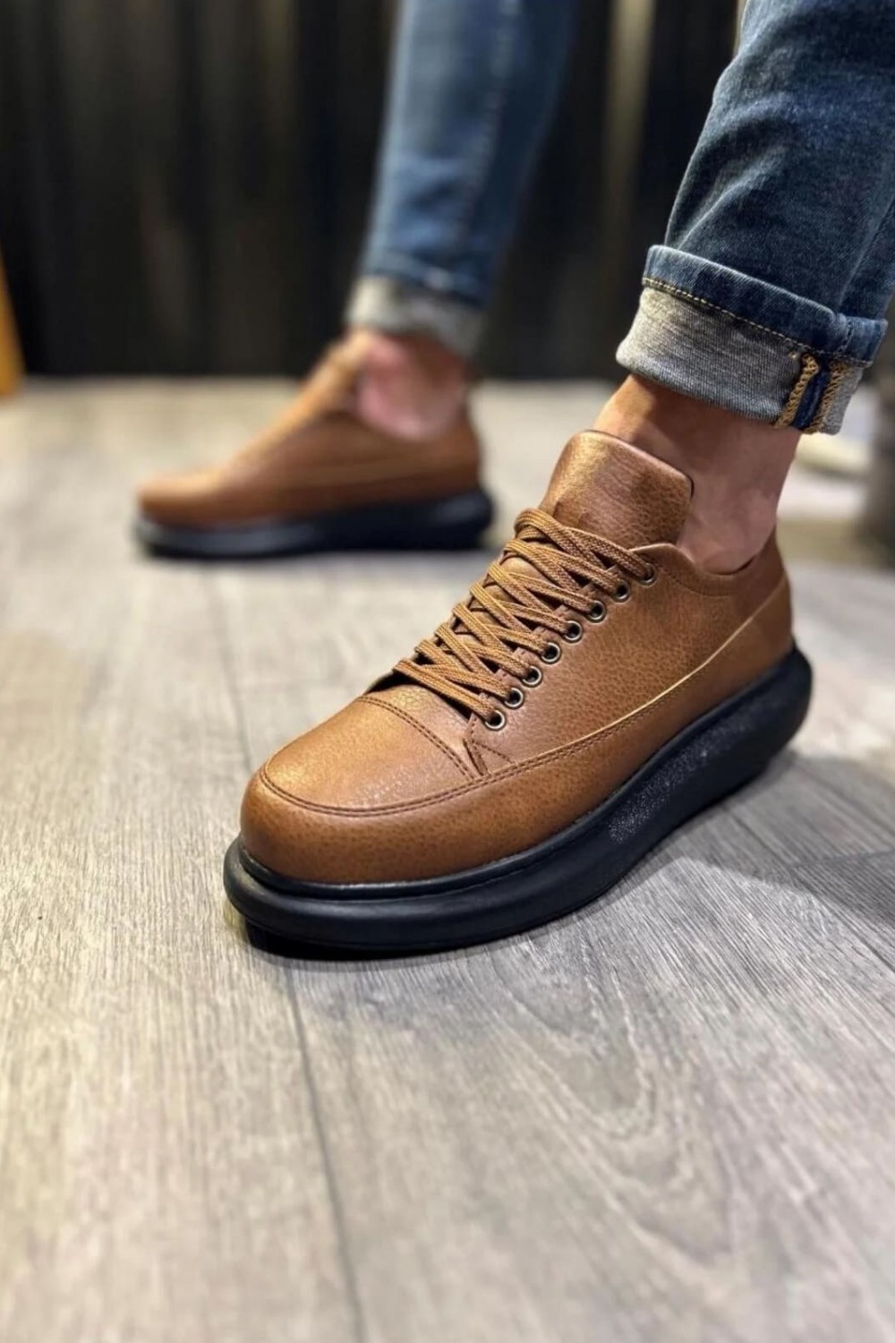 JY914 Drake Bağcıklı Cilt Erkek Günlük Sneaker Ayakkabı CST Taba JY914 Drake Bağcıklı Cilt Erkek Günlük Sneaker Ayakkabı CST Taba