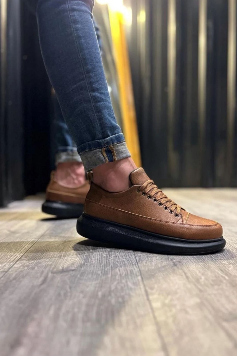 JY914 Drake Bağcıklı Cilt Erkek Günlük Sneaker Ayakkabı CST Taba JY914 Drake Bağcıklı Cilt Erkek Günlük Sneaker Ayakkabı CST Taba