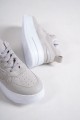 ALESSI Bağcıklı Ortopedik Taban Kadın Sneaker Spor Ayakkabı CBT - Gri ALESSI Bağcıklı Ortopedik Taban Kadın Sneaker Spor Ayakkabı CBT - Gri