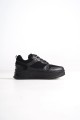 ALESSI Bağcıklı Ortopedik Taban Kadın Sneaker Spor Ayakkabı CST - Siyah ALESSI Bağcıklı Ortopedik Taban Kadın Sneaker Spor Ayakkabı CST - Siyah