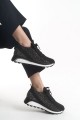 ALYA Bağcıklı Ortopedik Taban Taşlı Kadın Sneaker Spor Ayakkabı CBT - Siyah | Joy Ayakkabı XML Bayilik ALYA Bağcıklı Ortopedik Taban Taşlı Kadın Sneaker Spor Ayakkabı CBT - Siyah - XML Bayilik ve Dropshipping