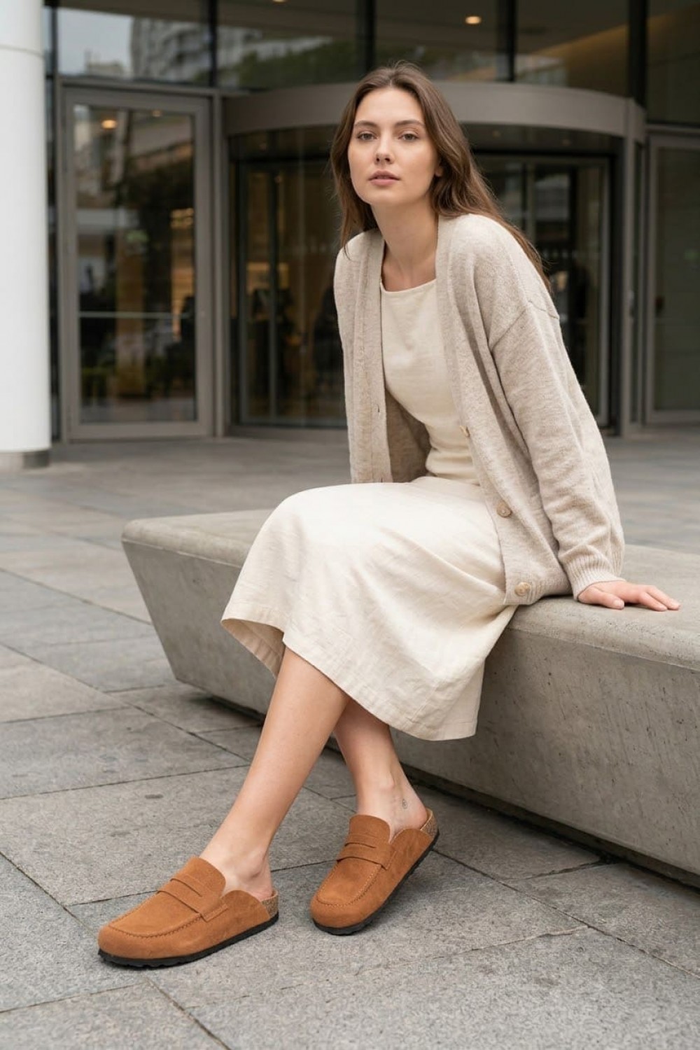 LUVRA Bağcıksız Hakiki Süet Deri Kadın Günlük Mantar Taban Loafer Klasik Ayakkabı HDMT - Taba | Joy Ayakkabı XML Bayilik LUVRA Bağcıksız Hakiki Süet Deri Kadın Günlük Mantar Taban Loafer Klasik Ayakkabı HDMT - Taba - XML Bayilik ve Dropshipping