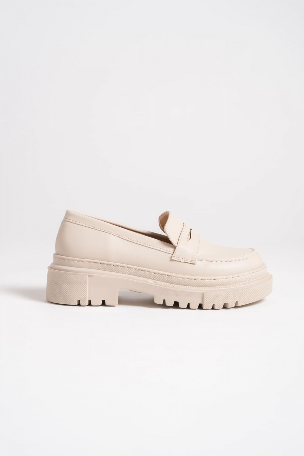 MAYA Bağcıksız Ortopedik Taban Oxford Loafer Makosen Kadın Klasik Ayakkabı KT - Krem MAYA Bağcıksız Ortopedik Taban Oxford Loafer Makosen Kadın Klasik Ayakkabı KT - Krem