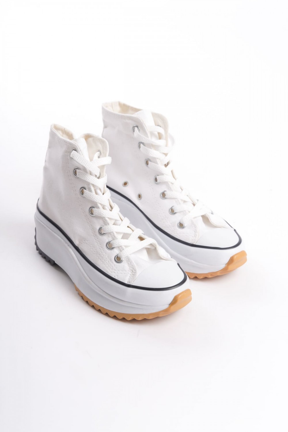 ROMA Bağcıklı Ortopedik Taban Kadın Sneaker Spor Ayakkabı BT - Beyaz ROMA Bağcıklı Ortopedik Taban Kadın Sneaker Spor Ayakkabı BT - Beyaz