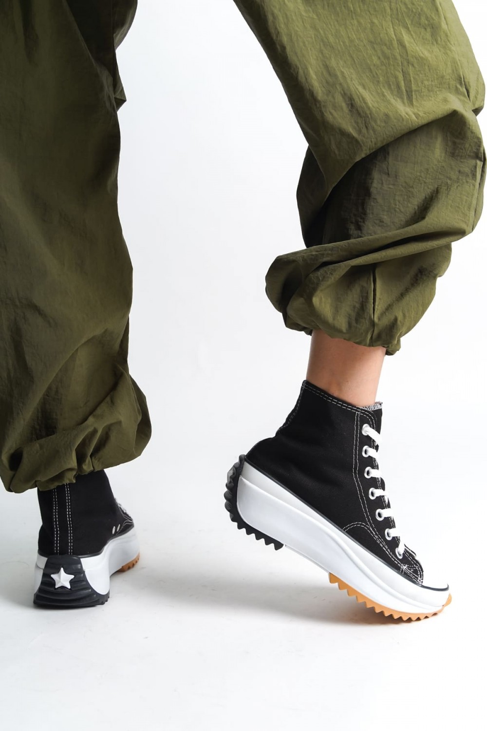 ROMA Bağcıklı Ortopedik Taban Kadın Sneaker Spor Ayakkabı TBT - Siyah ROMA Bağcıklı Ortopedik Taban Kadın Sneaker Spor Ayakkabı TBT - Siyah