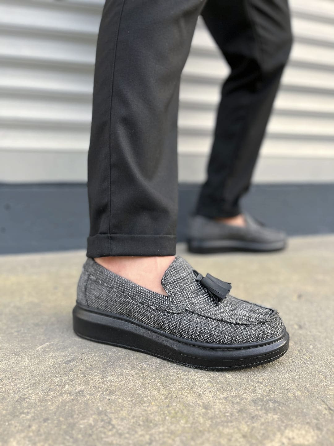 JY154 Blaze Unbonded Sprayed Linen Mens Daily Sport Classic Shoes KST - Gray