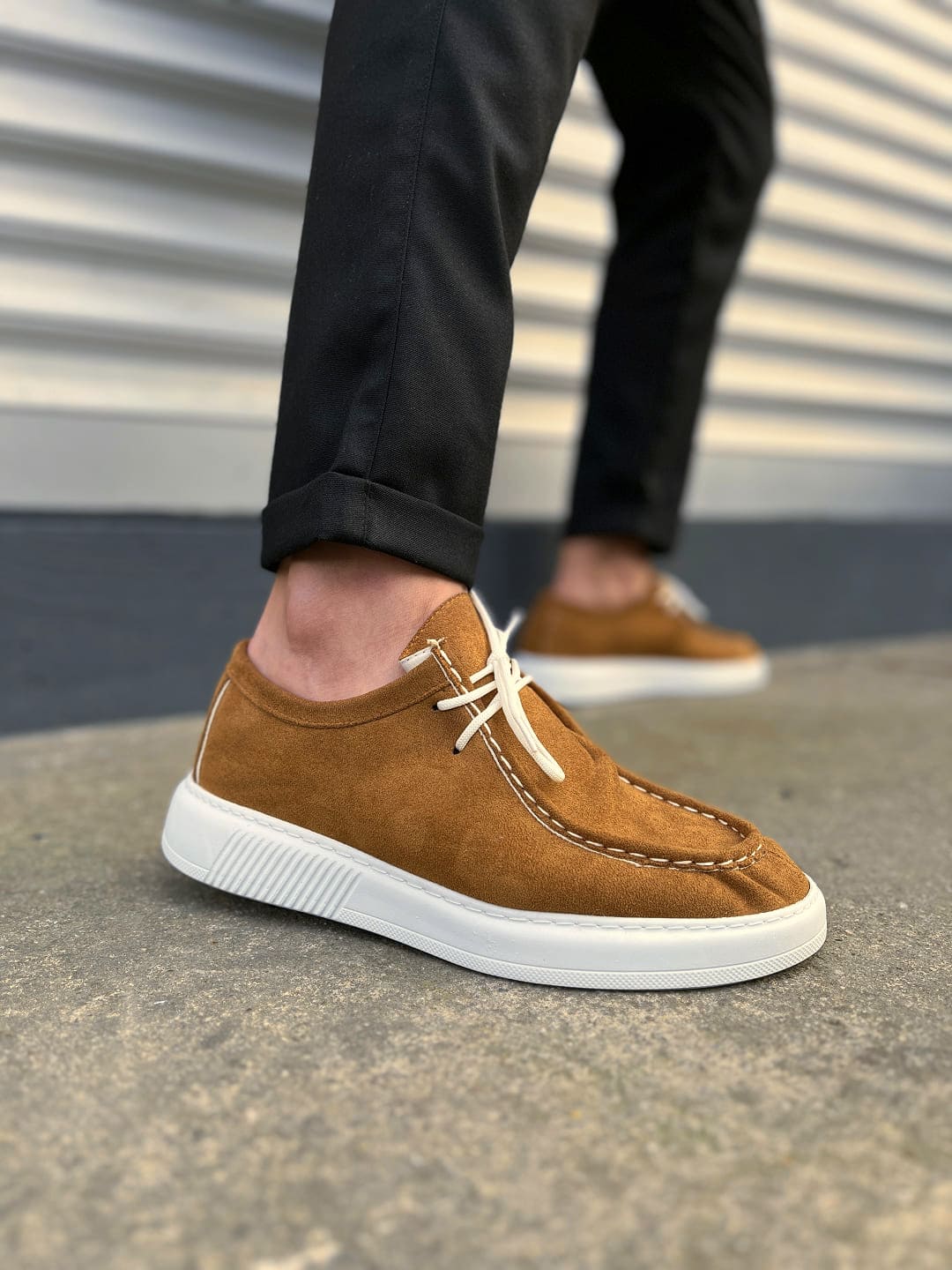 JY170 Tornado Vineyard Suede Male Daily Sport Classic Shoe SBT - Taba