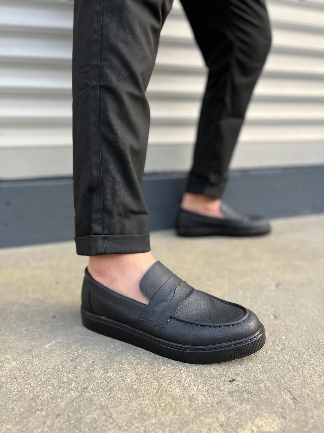 JY180 Estilo X Unbonded Skin Male Daily Sport Classic Shoes CST - Black