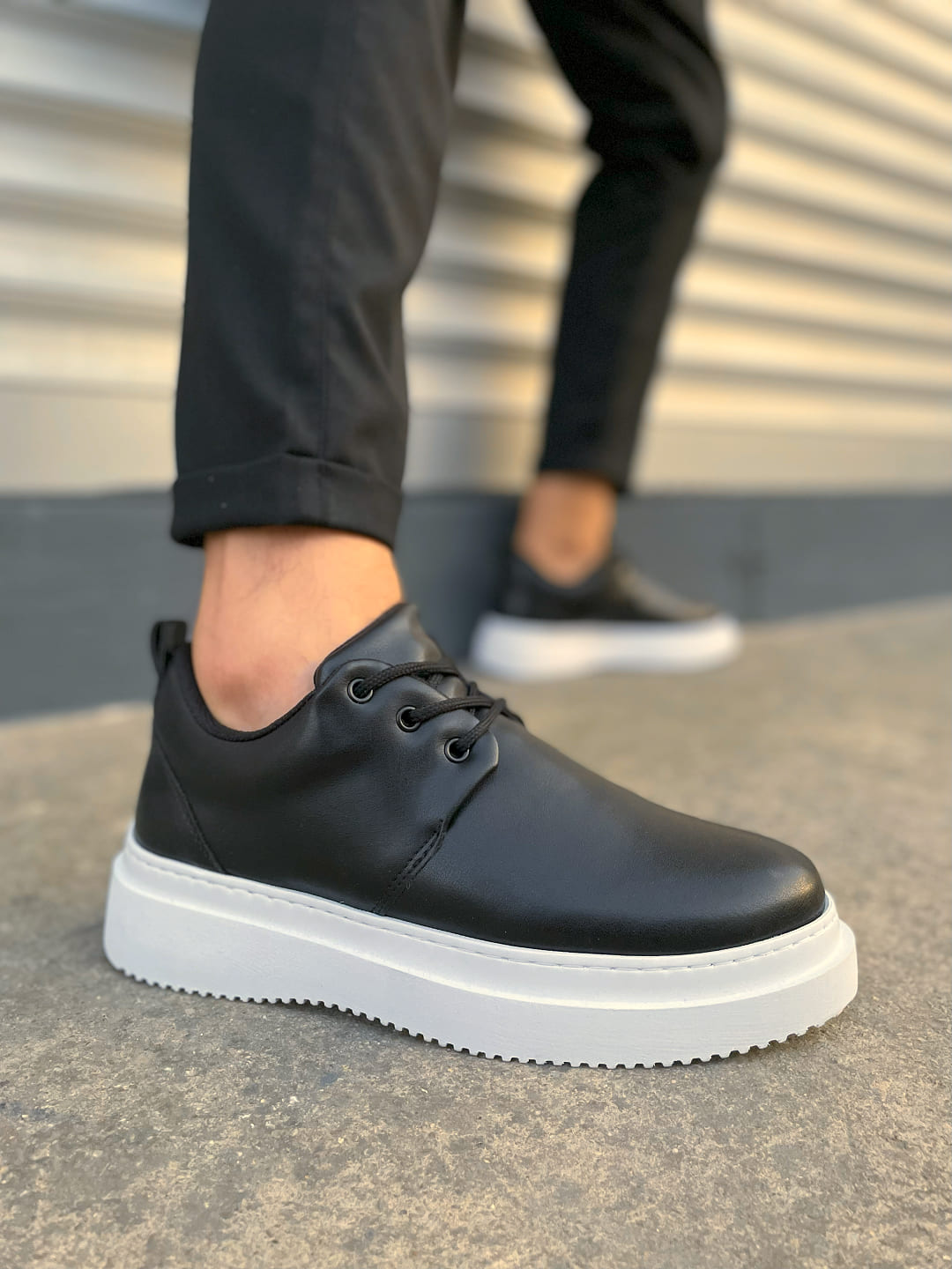 JYx03 Luxor Hooked Skin Male Daily Sport Classic Shoe CBT - Black