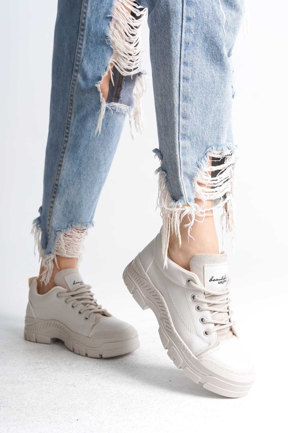 JANE Vineyard Orthopedic Base Women Sneaker Sport Shoes CKT - Cream